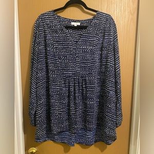 Marybelle l/s 3x blouse